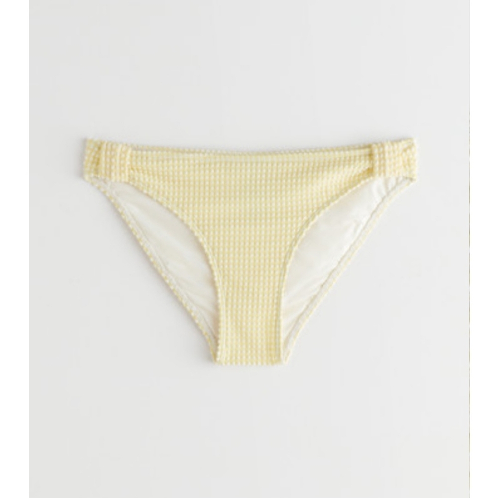 NWT & Other Stories Jacquard Check bikini bottom